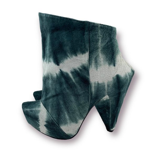 ❌SOLD❌ BRAND NEW 2011 Couture IRREGULAR CHOICE tie dye platform hexagonal boots - Picture 5 of 14